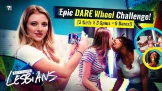 3 位热女同性恋者 - 疯狂的 DARE 比赛变得性感