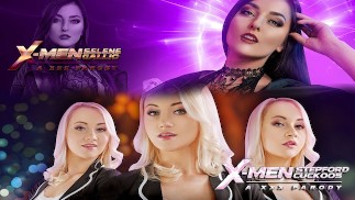 X-MEN XXX Paródia Batalha: SELENE GALLIO VS STEPFORD CUCKOOS. Quem ganha?