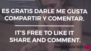 Seks in de keuken met grote tieten brunette Pamela Sanchez