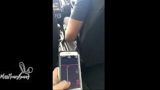 MASTURBACIÓN UBER CON LOVENSE LUSH - ¡CASI SE DEJA ATRAPAR!