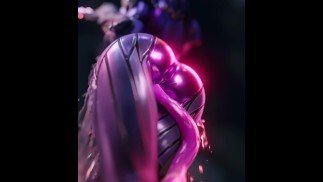 widowmaker onder de douche