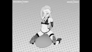 Jinx se divierte con Robo-dicks (con sonido de Mikaelya)
