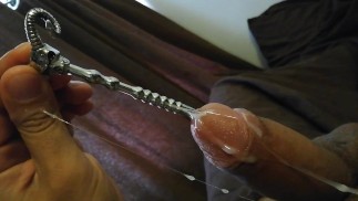 Zweiter Versuch mit meinem größten Harnröhrendilatator, intensiver Orgasmus