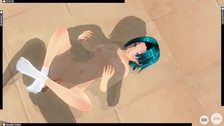 3D HENTAI симпатичная девушка скачет на твоем члене