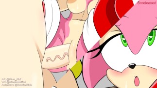 Amy Rose Secret Stall Sonic OC Porn