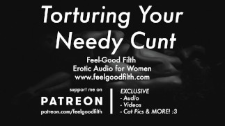 Fesseln Sie + Hitachi-Zauberstab-Überstimulation und tiefes Ficken mit großen Schwänzen (erotisches Audio für Frauen)