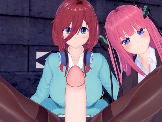 The Quintessential Quintuplets POV Trio Seks Met Miku En 