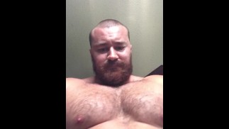 Sexy dominanter Muskelbär, der sich beugt und einen riesigen Schwanz zeigt. Heiße Alpha Muskelanbetung OnlyfansBeefBeast 