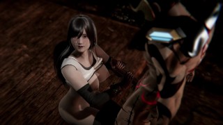 Tifa Lockhart Boquete Engolir Tortura