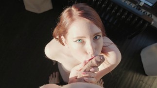 GORĄCY LODZIK POV (Oral creampie) - MollyRedWolf
