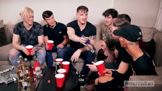 8 Amazing French Twinks Pornstars Fuck with Americans in wild Orgy Like you have never seen before!