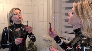 Putain Slut-Orgasma Celeste se préparer pour le travail