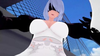 Nier: baisée par un preneur de futa 2b POV