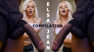 BANGBROS - Compilação de Elsa Jean: Novinha recheada de paus grandes!