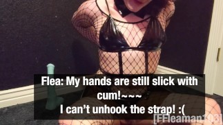CYBERPUNK BUNNY FEMBOT PROSTITUIERTE MIT NUTTIGEM MAKE-UP HAT SPASS MIT EINEM SEINER SPIELZEUGE
