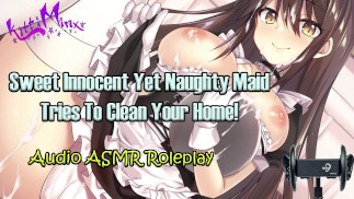 ASMR Ecchi - Sladká, Ale Nezbedná Služka Se Snaží Uklízet, Ale Vy Máte Jiné Nápady! Hraní zvukových rolí