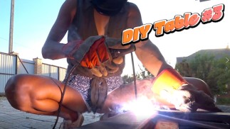DIY plovoucí stůl 3.1 - Svařování 4k HD Teaser 1 - downblouse a nip slip (hudba)