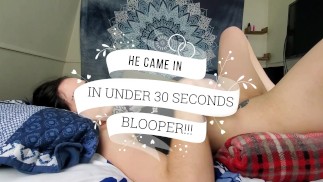 Hij kwam binnen 30 seconden!!! BLOOPER