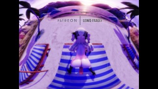 Genshin Impact - Fischl Sunset Smyslný sex [VR NECENZUROVANÉ HENTAI 4K]