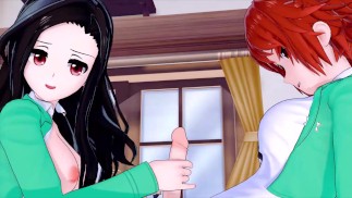 FUTA MAHOUKA KOUKOU NO RETTOUSEI SAEGUSA MAYUMI X CHIBA ERIKA 3D HENTAI