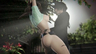 Tomb Raider Lara Croft baisée (fouettée, anale, BJ, ligotée, éjaculations)