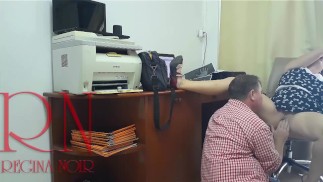 Pani szefowa daje cipkę za minetę z inżynierem Lady szefem. 2