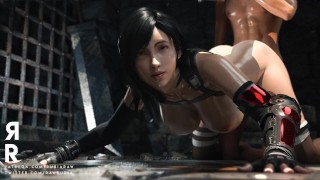 Tifa Thicc_Final Fantasy 7 Remake_in il dungeon