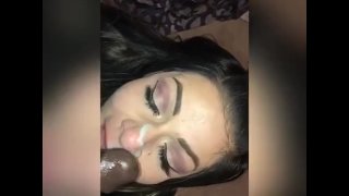 Smoking my vape while he’s cumming all over my face (part of the ending scene from new vid)