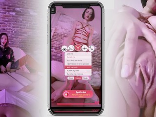 Primeiro Aplicativo Móvel Femdom Interativo com Eve Sweet