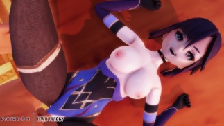 Genshin Impact - Mona v prdeli na stole [NECENZUROVANÉ HENTAI 4K R-18 MMD]