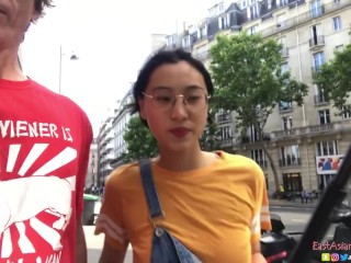 Chinese Aziatische June Liu Creampie - SpicyGum Neukt Amerikaanse Guy in Paris x Jay Bank Presenteert