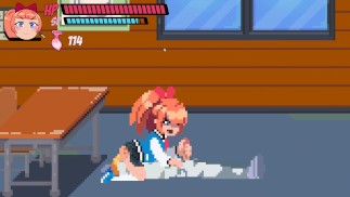 Lewd City Girls [gra pikselowa Hentai] seks mieszany obciąganie twarzy podczas siadania na twarzy