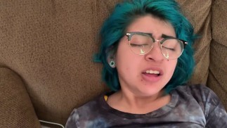 Vanilla gets creampied on the couch