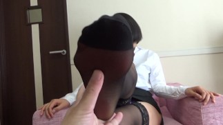 Stewardess voetjob