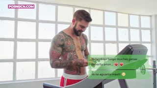 POUR LES FEMMES Enfoncer mon amant après l' JUAN LUCHO Latino avec une grosse bite muscl