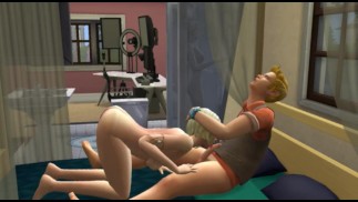 Żona przyłapała męża na zdradzie z sąsiadem i przyjacielem | Gra porno 3d