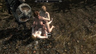 Follada con un hombre musculoso y luego la chupó | Skyrim sexo