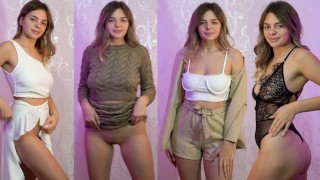 Sexy Vyzkoušejte Haul od Beautiful Teen