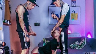 Chavs teilen sich einen Twink
