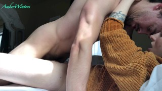 正常位中出しで私を暖める-アマチュアベイビーAmberWinters