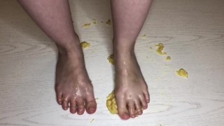 Bananen crush, voedsel crush fetish