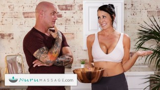NuruMassage Reagan Foxx's SZALONY Nowy Masaż Brudny Pomysł