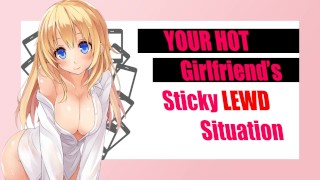 pov:あなたはボーイフレンドであり、あなたの熱いガールフレンドはトイレで立ち往生しています[ちょっとasmr]