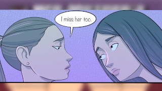 [MOTION COMIC] - Sua enteada - Parte 3 - Futanari Milf é colocado por sua enteada!!