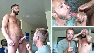 Inseguimento di deglutizione Parker | Vocal Stud alimenta un carico di sperma | Incredibile BJ | + Outtakes