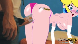 21 ANOS Hentai Versão de Mario Bros's PRINCES PEACH Anime Waifu Dogging Animação Big Ass Cosplay