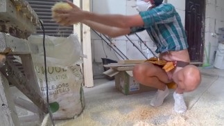 DIY postel část 7 - Čištění pilin + BONUS kuličky sání spermatu v ústech