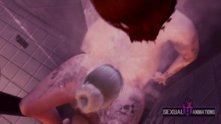 Bester Sex in der Badezimmerzusammenstellung, Februar 2021 - Sexual Hot Animations