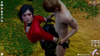 Honey Select 2: Sexo apaixonado com Ada Wang no parque