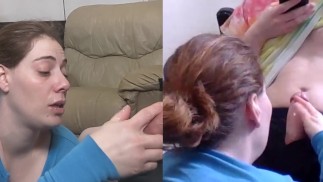Heather Kane frémisse quand elle fait jouir son demi-frère si vite